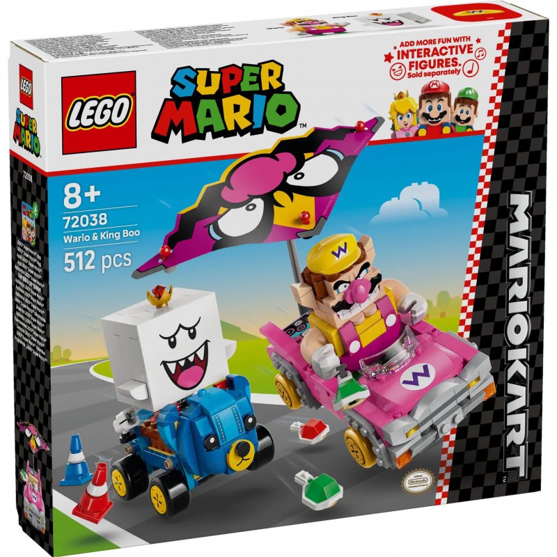 LEGO SUPER MARIO - 72038 Mariokart: Wario en King Boo