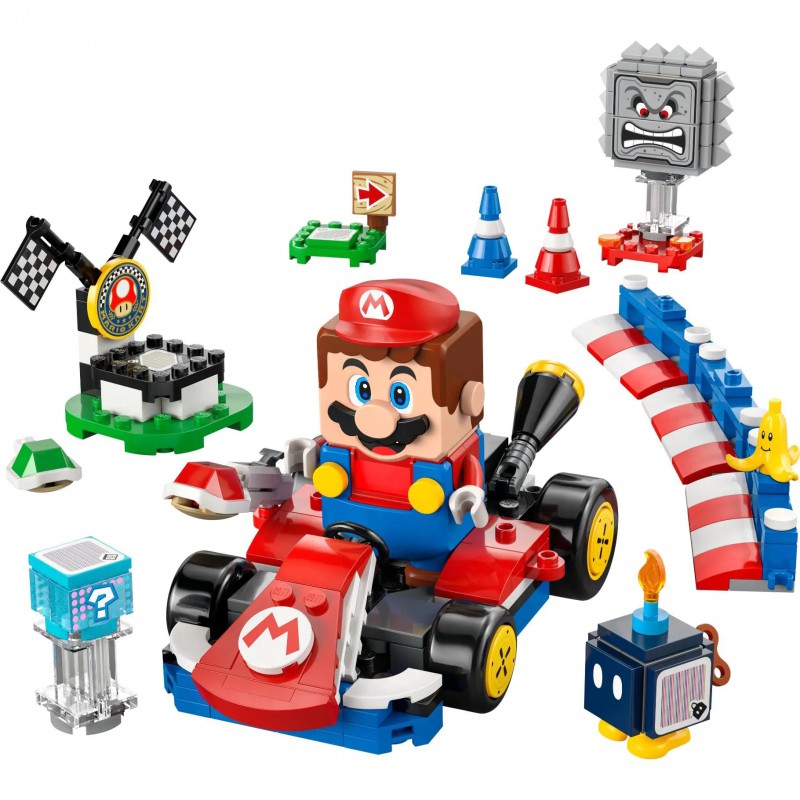LEGO SUPER MARIO - 72043 Mariokart: Interactieve LEGO Mario en standaardkart