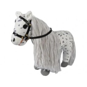 HKM Sports - Knuffelpaard, wit 1200