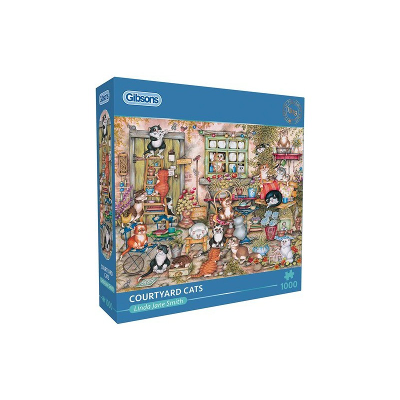 Courtyard cats, (1000) Gibsons puzzel
