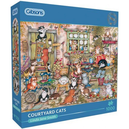Courtyard cats, (1000) Gibsons puzzel