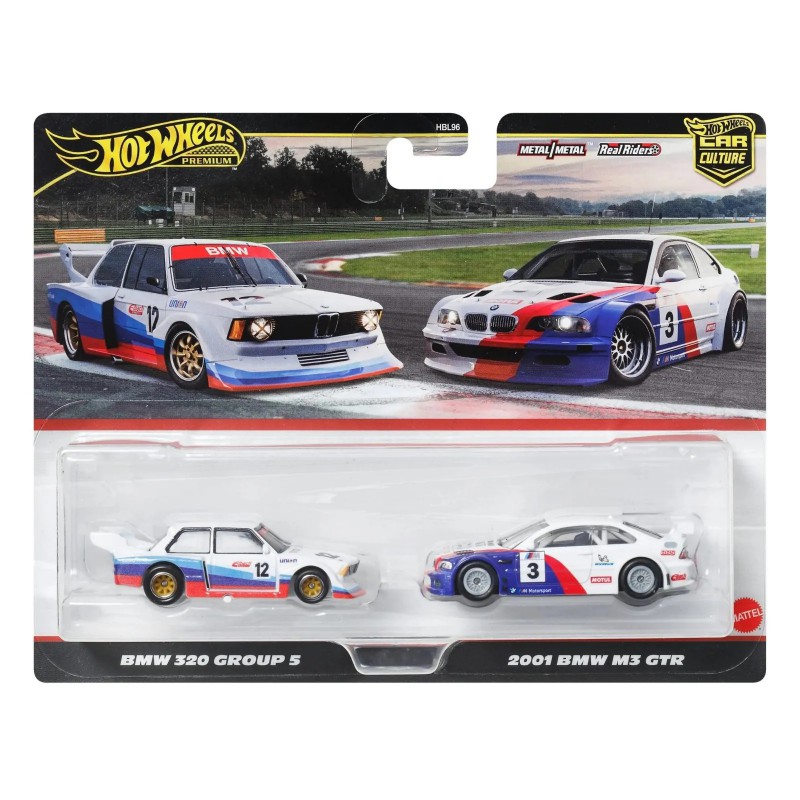 Hot Wheels Car Culture BMW 320 Group 5 & 2001 BMW M3 GTR