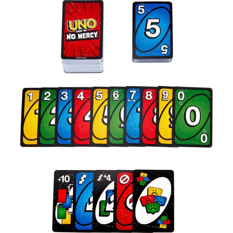 Uno Show ‘Em No Mercy Kaartspel, Mattel
