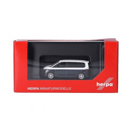 VW Multivan Bi-Color, (wit/blauw metallic) 1:87, Herpa