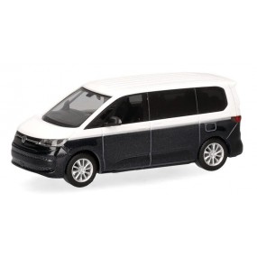 VW Multivan Bi-Color, (wit/blauw metallic) 1:87, Herpa