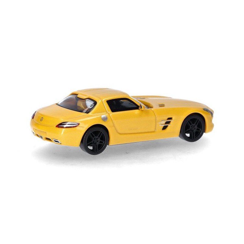 Mercedes Benz SLS AMG (geel metallic) 1:87, Herpa