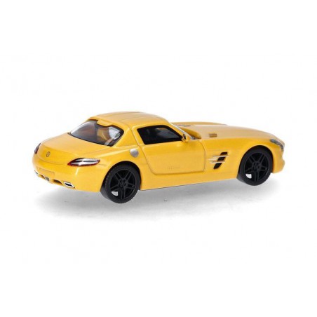 Mercedes Benz SLS AMG (geel metallic) 1:87, Herpa