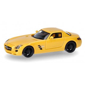 Mercedes Benz SLS AMG (geel metallic) 1:87, Herpa