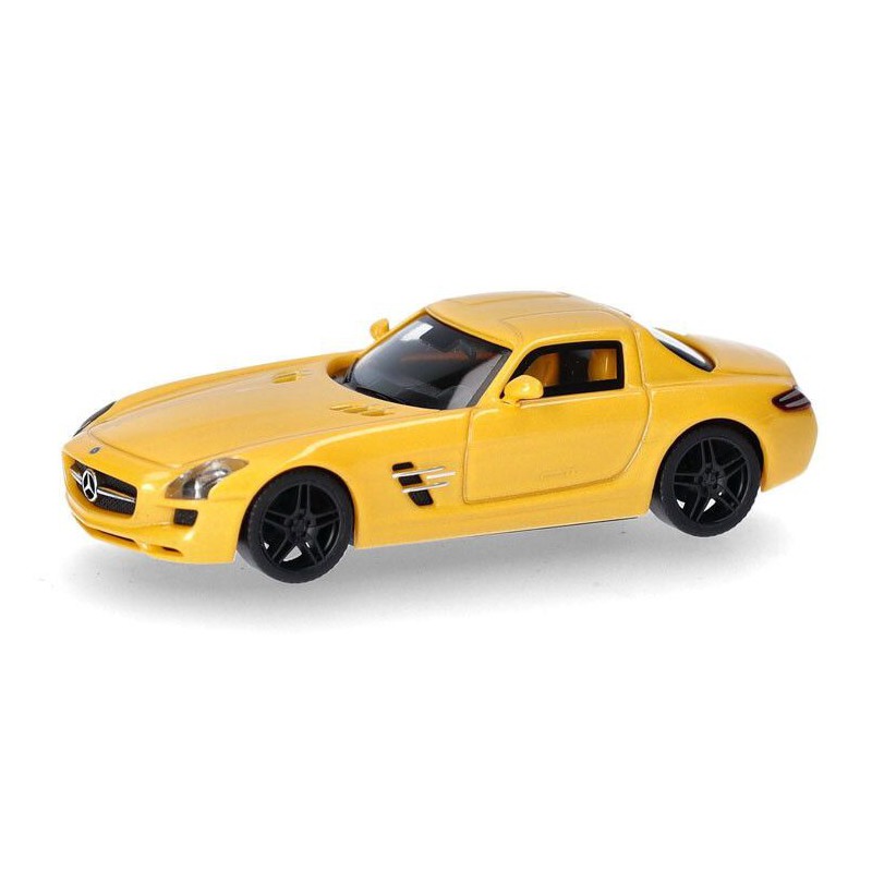 Mercedes Benz SLS AMG (geel metallic) 1:87, Herpa