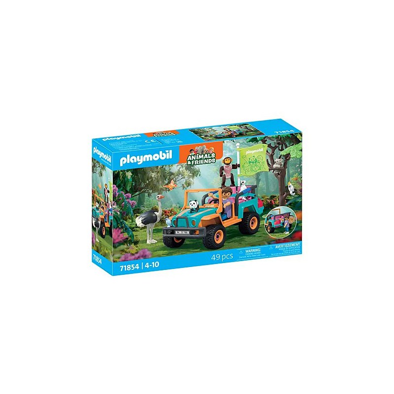 Playmobil Animals & Friends - 71854 Kleurrijke terreinwagen