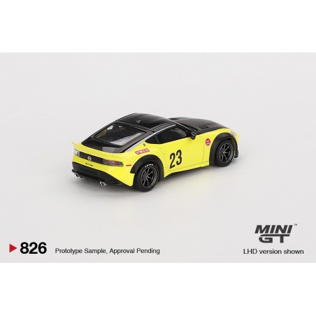 Nissan Z LB★NATION WORKS (Ikazuchi geel), Mini GT (826)