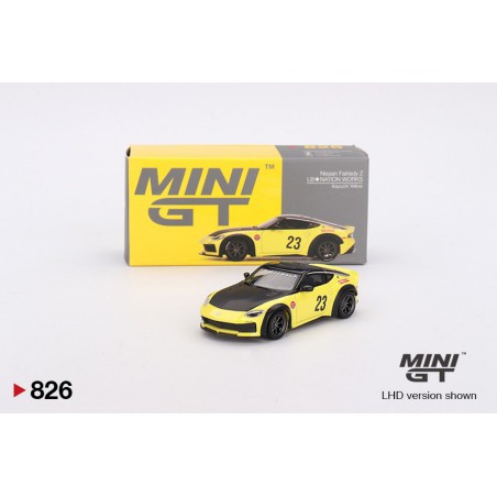 Nissan Z LB★NATION WORKS (Ikazuchi geel), Mini GT (826)