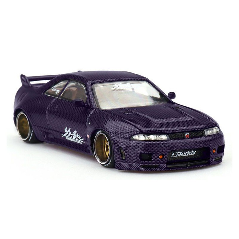 Nissan Skyline GT-R (R33) Active Carbon R V2 1:64, Mini GT (163)