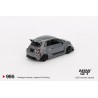 Abarth 595 LB-WORKS x Abas Works (Grijs) 1:64, Mini GT (995)