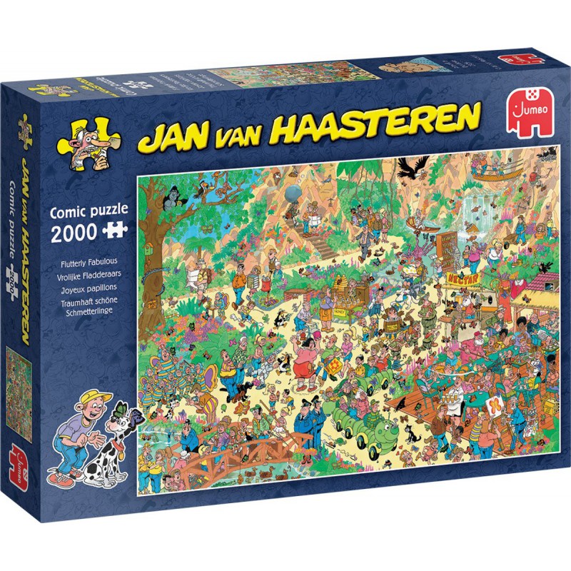 Jan van Haasteren Vrolijke fladderaars, 2000 stukjes Jumbo