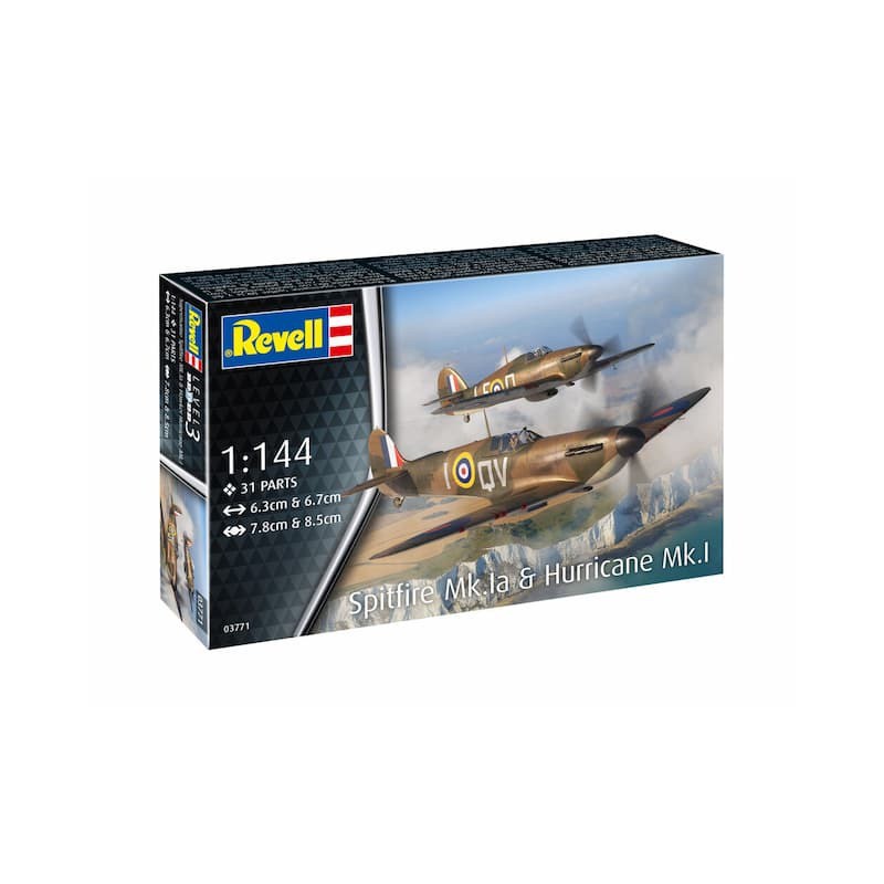 Start Set, Spitfire & Hurricane 1:144, Revell
