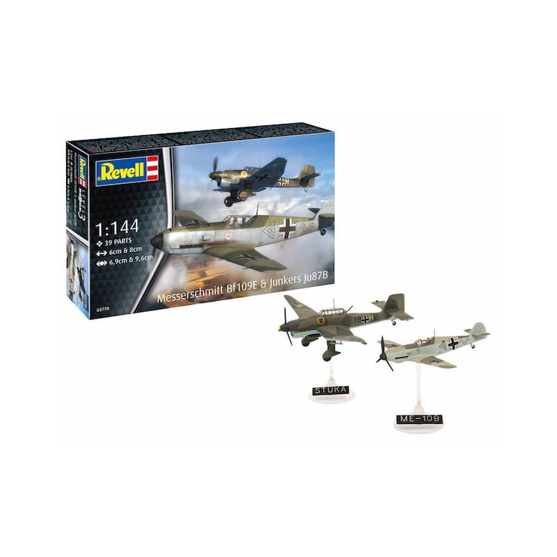 Start Set, Messerschmitt & Junkers 1:144, Revell