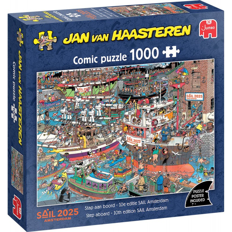 Jan van Haasteren, Sail 2025 Stap aan boord, 1000stukjes, Jumbo