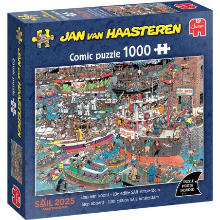 Jan van Haasteren, Sail 2025 Stap aan boord, 1000stukjes, Jumbo Jan van Haasteren, Sail 2025 Stap aan boord, 1000stukjes, Jumbo