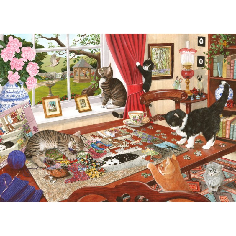 Puzzling Paws, 1000 stukjes House of Puzzles