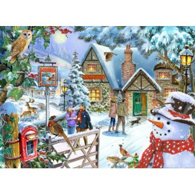 Snowman's View, 1000 stukjes, House of Puzzles