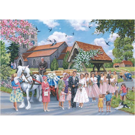Country wedding, 1000 stukjes House of Puzzles