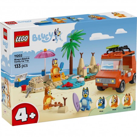 LEGO Bluey - 11202 Autorit naar het strand LEGO Bluey - 11202 Autorit naar het strand
