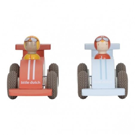 Racewagens pullback met figuur FSC - Little Dutch Racewagens pullback met figuur FSC - Little Dutch