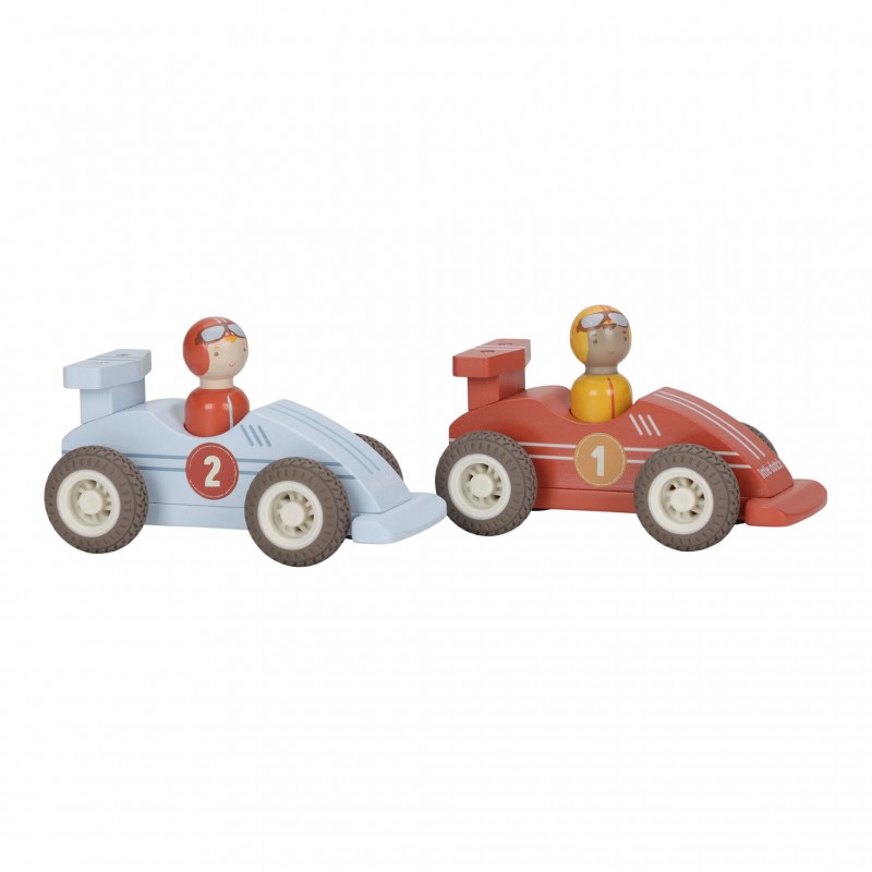 Racewagens pullback met figuur FSC - Little Dutch