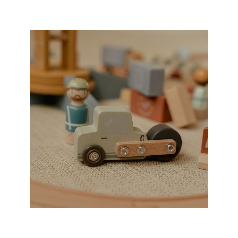 Hijskraan set met figuren FSC - Little Dutch