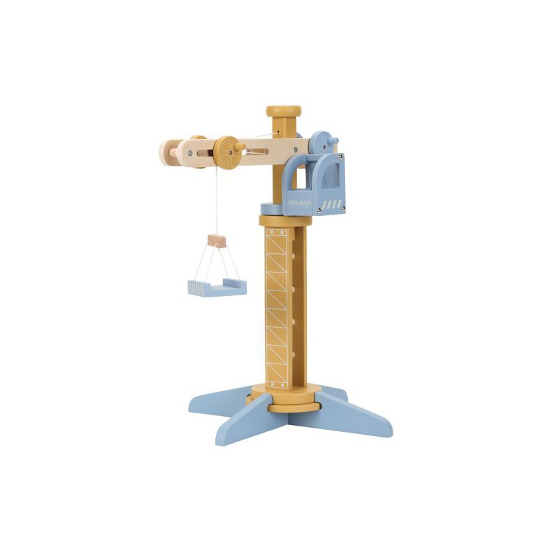 Hijskraan set met figuren FSC - Little Dutch