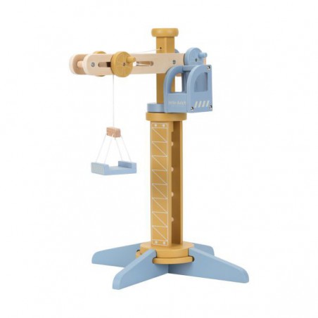 Hijskraan set met figuren FSC - Little Dutch Hijskraan set met figuren FSC - Little Dutch