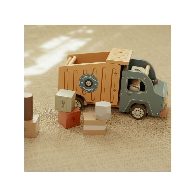 Kiepwagen set met figuren FSC - Little Dutch
