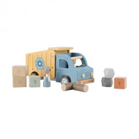 Kiepwagen set met figuren FSC - Little Dutch
