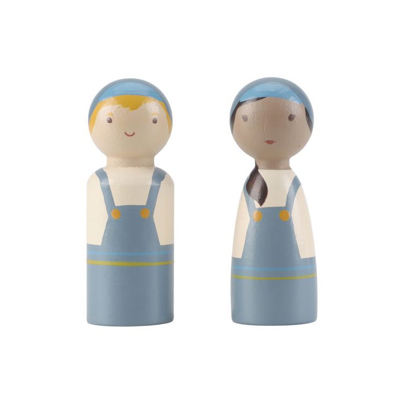 Kiepwagen set met figuren FSC - Little Dutch