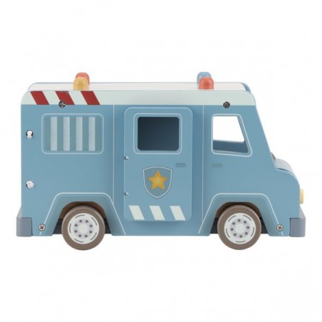 Politiewagen set met figuren FSC - Little Dutch Politiewagen set met figuren FSC - Little Dutch