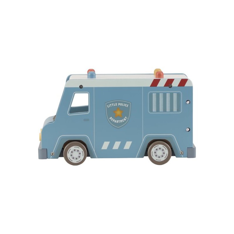 Politiewagen set met figuren FSC - Little Dutch