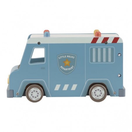 Politiewagen set met figuren FSC - Little Dutch Politiewagen set met figuren FSC - Little Dutch