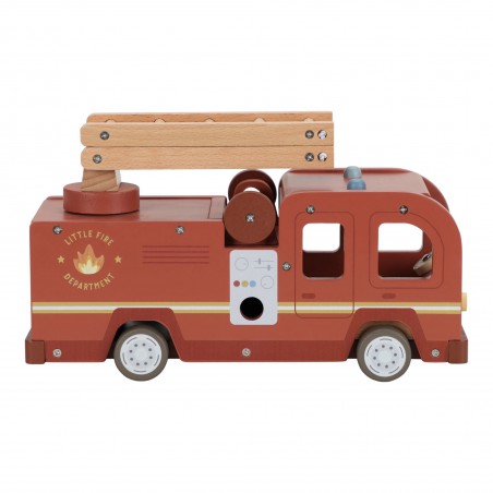 Brandweerwagen set met figuren FSC - Little Dutch Brandweerwagen set met figuren FSC - Little Dutch