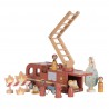 Brandweerwagen set met figuren FSC - Little Dutch Brandweerwagen set met figuren FSC - Little Dutch