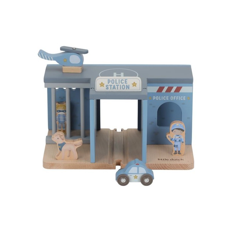 Politiebureau set met figuren FSC - Little Dutch