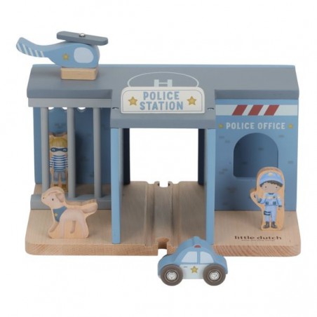 Politiebureau set met figuren FSC - Little Dutch Politiebureau set met figuren FSC - Little Dutch