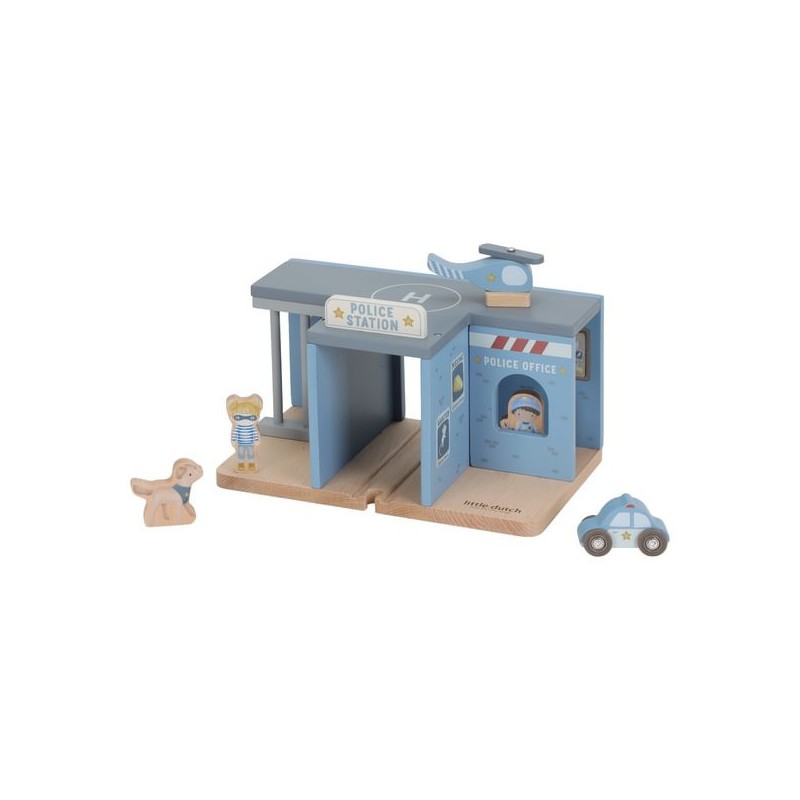Politiebureau set met figuren FSC - Little Dutch