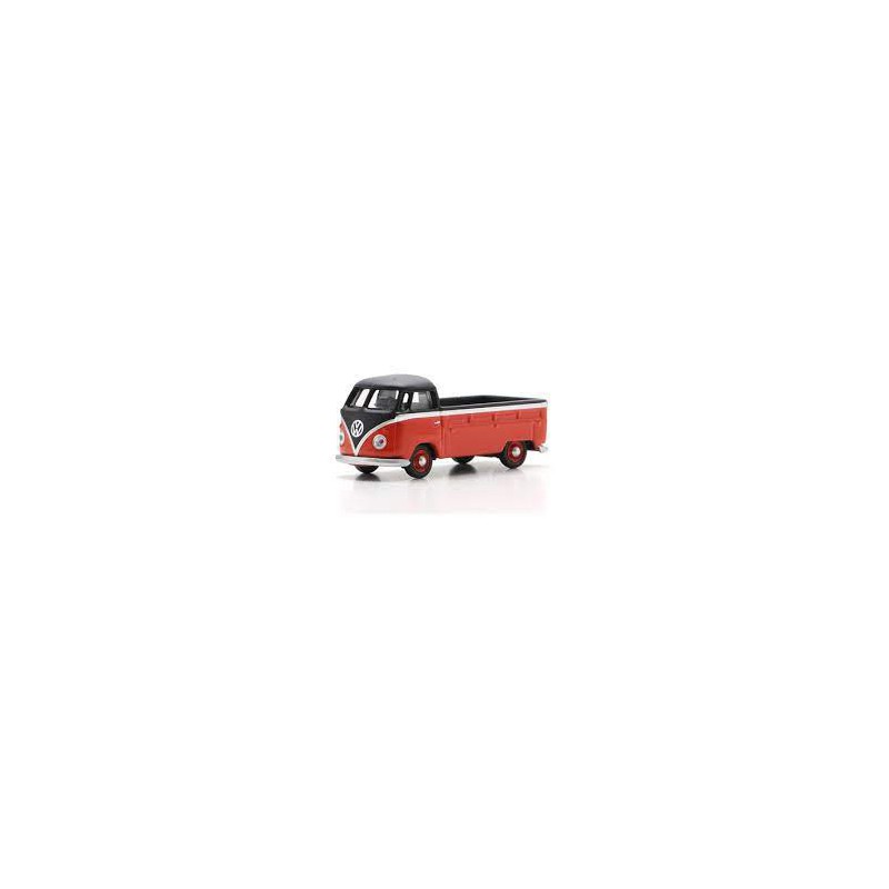VW T1 Pickup (rood/zwart) 1:87, Schuco