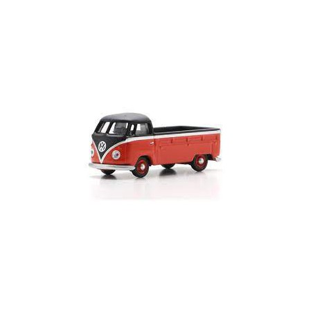 VW T1 Pickup (rood/zwart) 1:87, Schuco