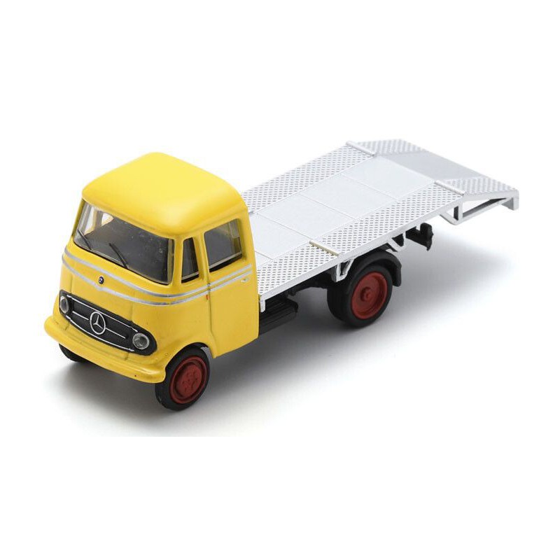 Mercedes Benz L319 (Autotransporter) (Geel) 1:87, Schuco