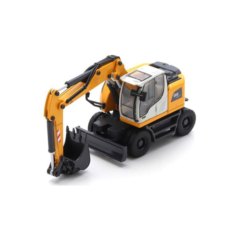 Liebherr A918 (Graafmachine) (Geel) 1:87, Schuco