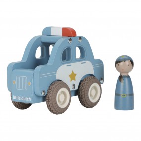 Politiewagen met figuur - Little Dutch