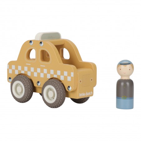Taxi met figuur FSC - Little Dutch Taxi met figuur FSC - Little Dutch