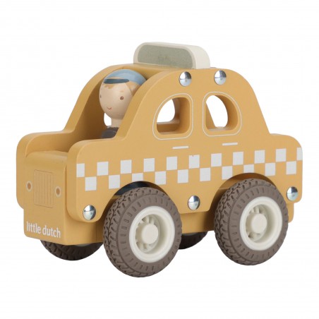 Taxi met figuur FSC - Little Dutch Taxi met figuur FSC - Little Dutch